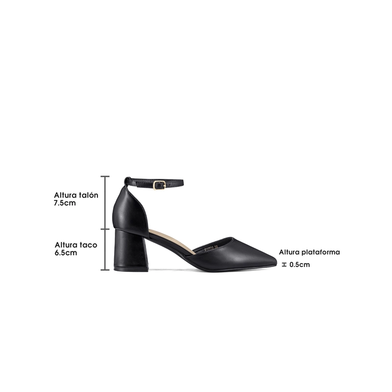 ZAPATOS TACO PU MUJER CUADRADO WEIDE QIU520 - 4