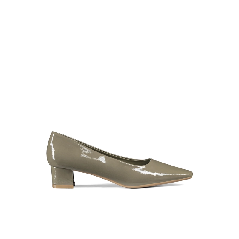 ZAPATOS TACO PU ACHAROLADO MUJER CUADRADO WEIDE GHE108 - 1