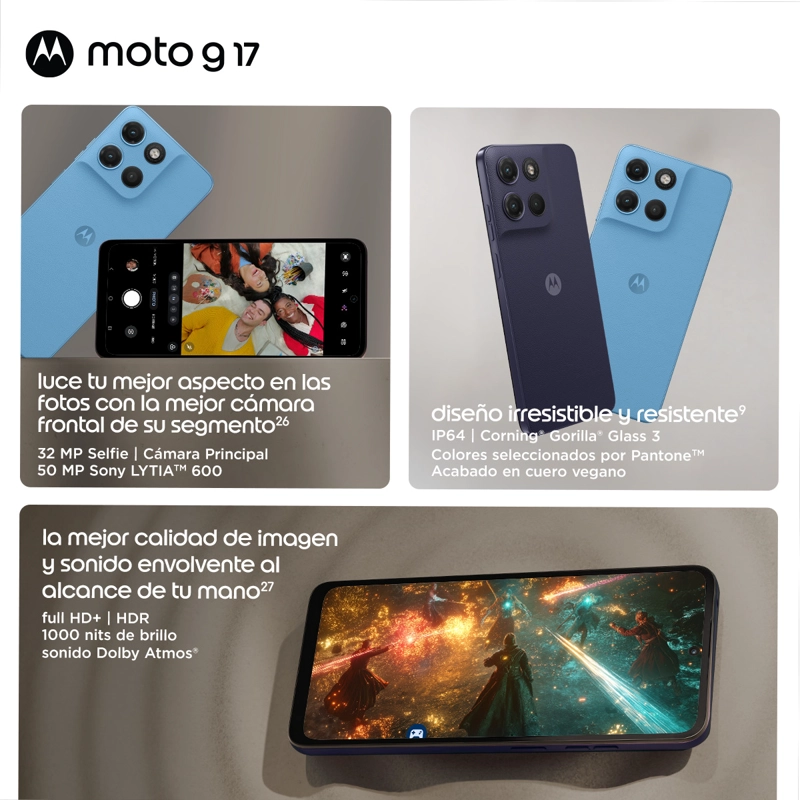 MOTO G17 4+128GB - 8