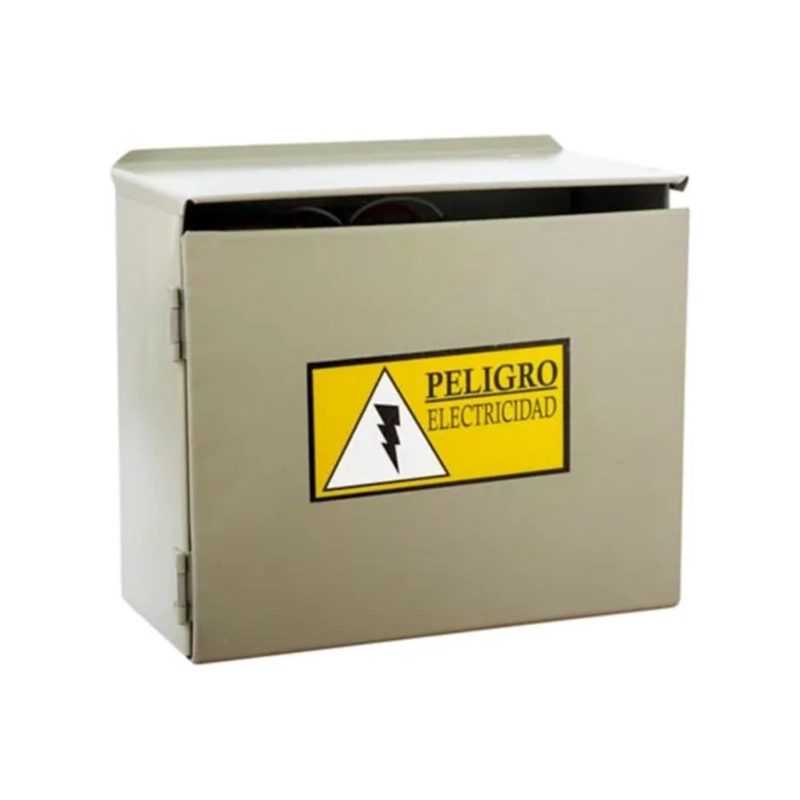 TABLERO ELE CTRICO 100 WATT CAJA METALICA DOBLE TAPA - 1