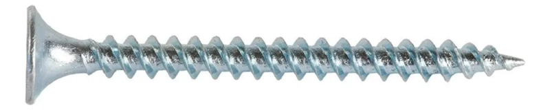TORNILLO PUNTA FINA ZINCADO 6 X 1 1/4 - 100 UNIDADES - 2