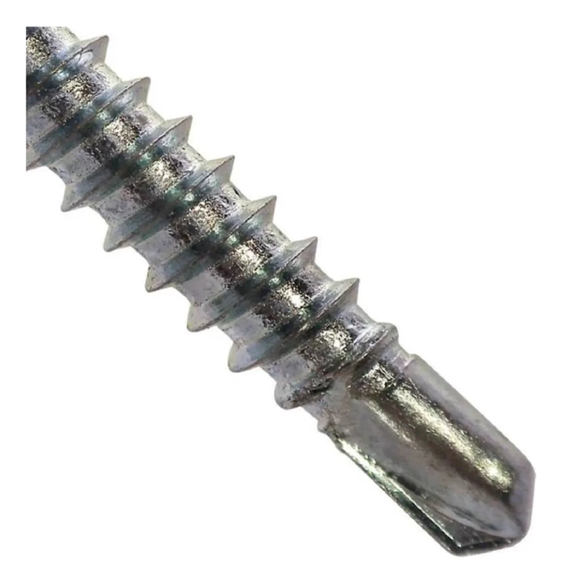 TORNILLO PUNTA BROCA ZINCADO 6 X 1 5/8 - 100 UNIDADES - 1