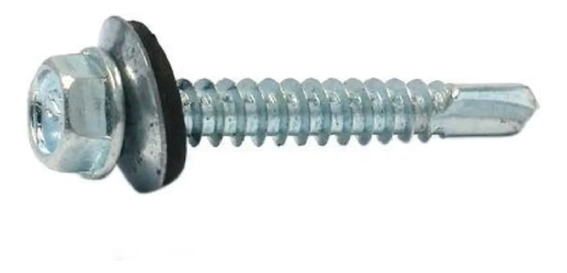 TORNILLO HEXAGONAL P.BROCA C/G AUTOPERFORANTE 10X1 X 100 UN - 2