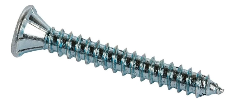 TORNILLO FIBROCEMENTO ZINCADO P. FINA 6X1 1/4 100 UNI - 1