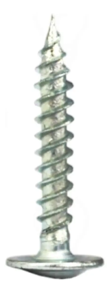 TORNILLO LENTEJA PUNTA FINA ZINCADO 8 X 1 1/4 - 100 UNIDADES - 2
