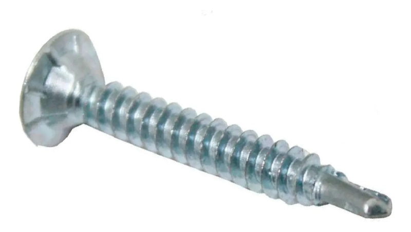 TORNILLO FIBROCEMENTO ZINCADO P. BROCA 6X1 1/4 100 UNI - 2