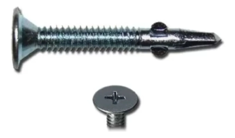 TORNILLO PUNTA BROCA WINGER ZINC 12 X 2 1/2 - 100 UNIDADES - 2