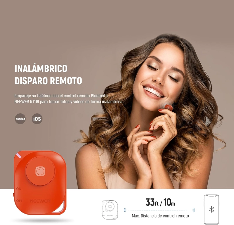 ANILLO DE LUZ LED NEEWER RH12B DE 30,5 CM CON SOPORTE DE 180 CM - 3