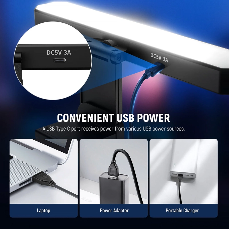 BARRA DE LUZ BICOLOR NEEWER DUAL L10 PARA MONITORES - 5