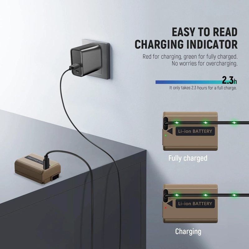 BATERIA NEEWER TNP-FW50 1030MAH CON PUERTO USB-C - 6