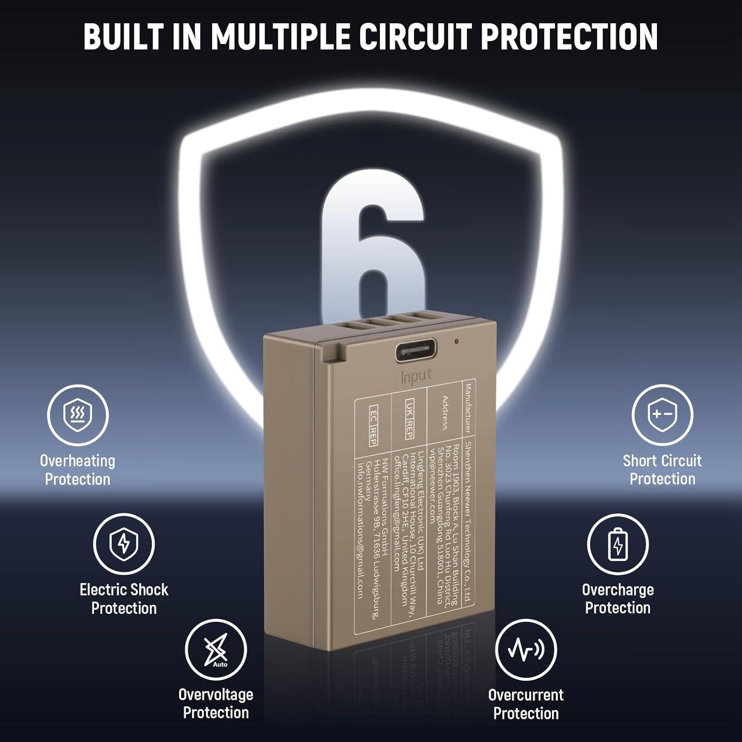 BATERIA NEEWER TNP-W126 DE 1050MAH PARA FUJIFILM - 3