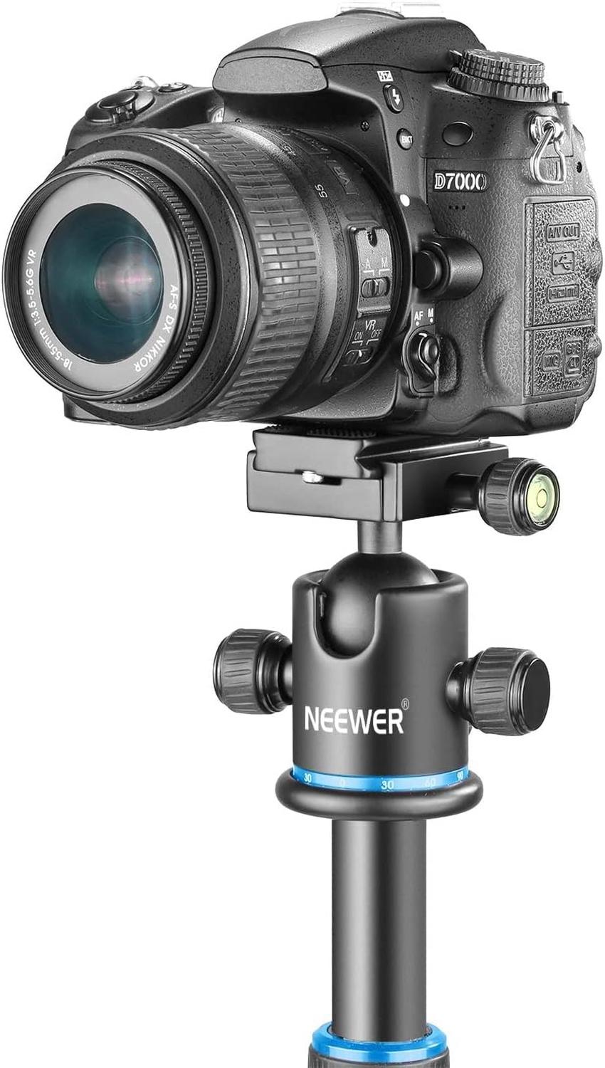 CABEZAL DE BOLA NEEWER ARCA CON PLACA QR AZUL Y NEGRO - 7