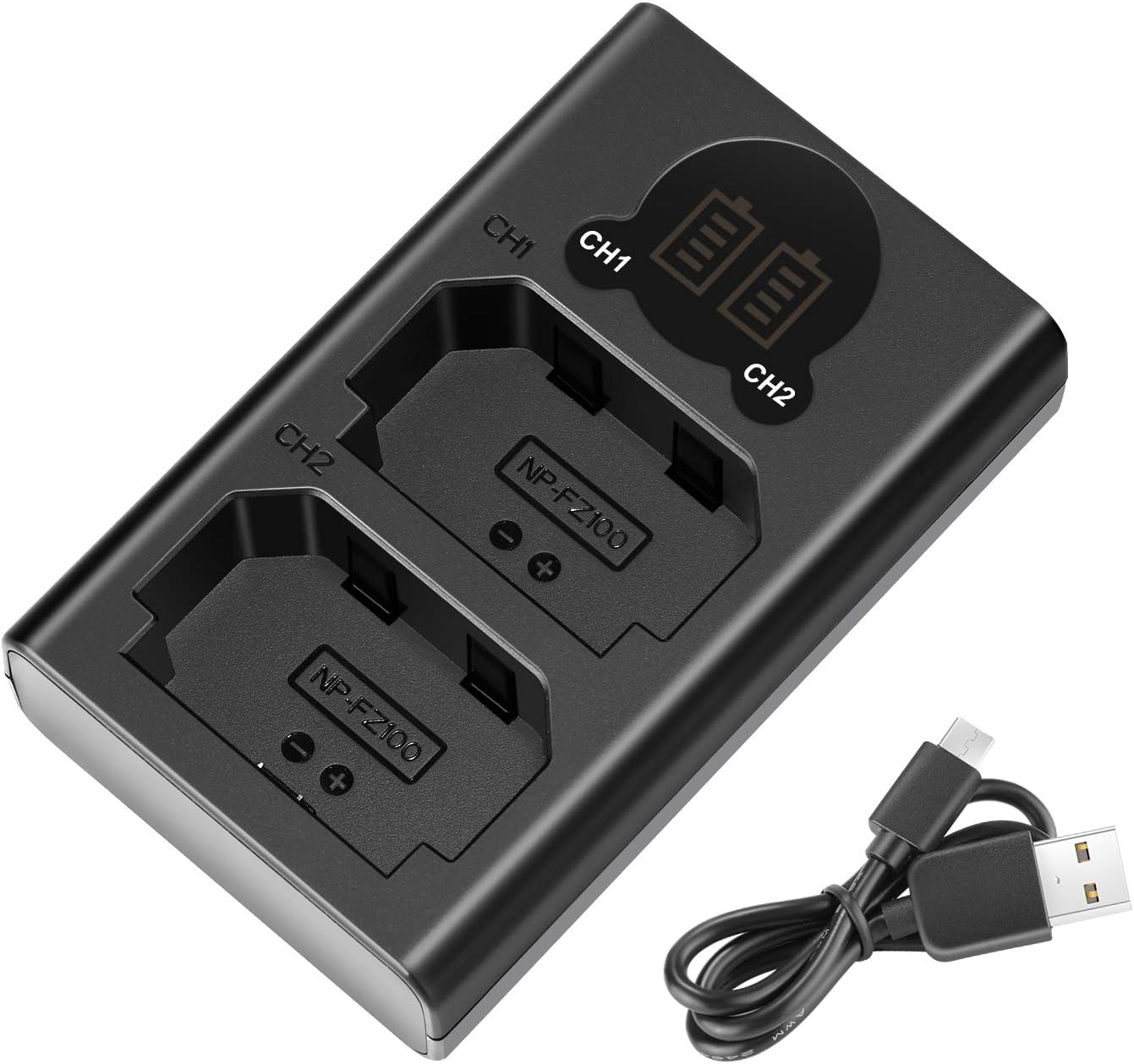 CARGADOR DUAL USB NEEWER PARA BATERIAS NP-FZ100 - 7