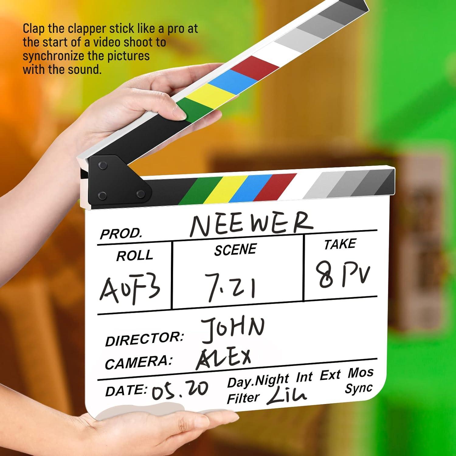 CLAQUETA DE DIRECTOR NEEWER DE ACRILICO - 3