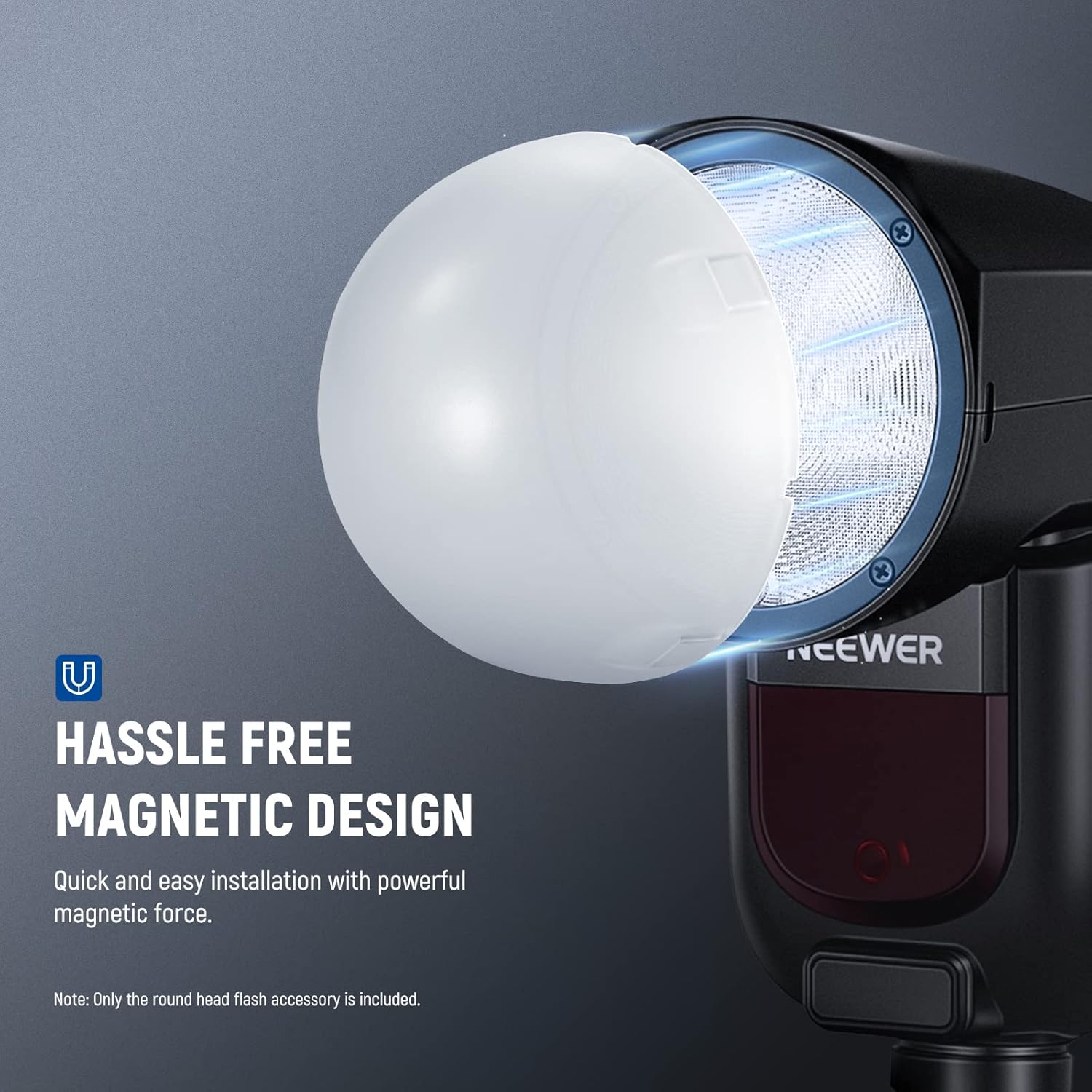 DIFUSOR MAGNE TICO NEEWER M12 PARA FLASH SPEEDLITE - 3