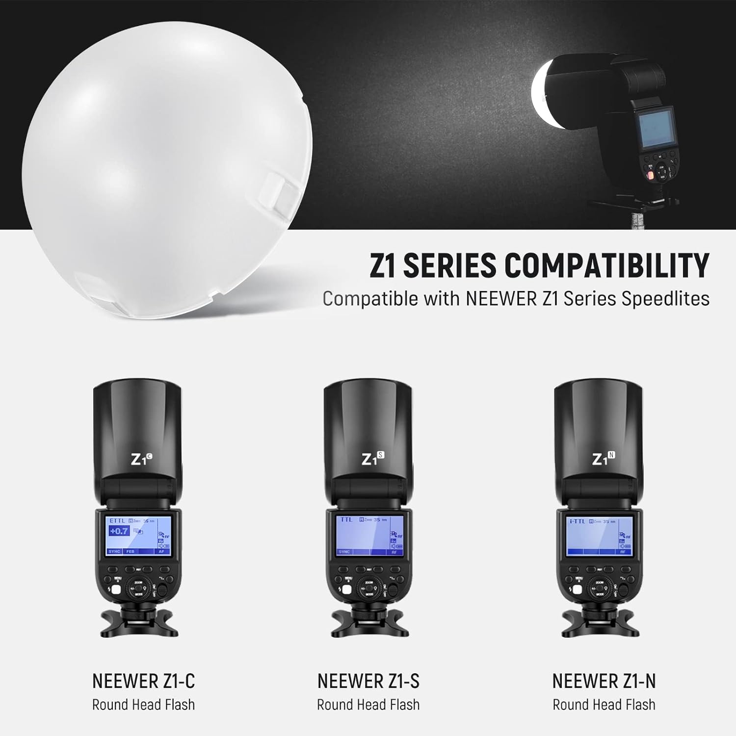DIFUSOR MAGNE TICO NEEWER M12 PARA FLASH SPEEDLITE - 5