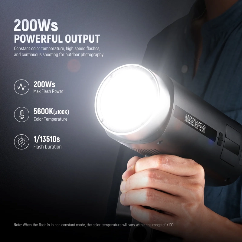 FLASH PARA EXTERIORES NEEWER Q200 DE 200 W - 2