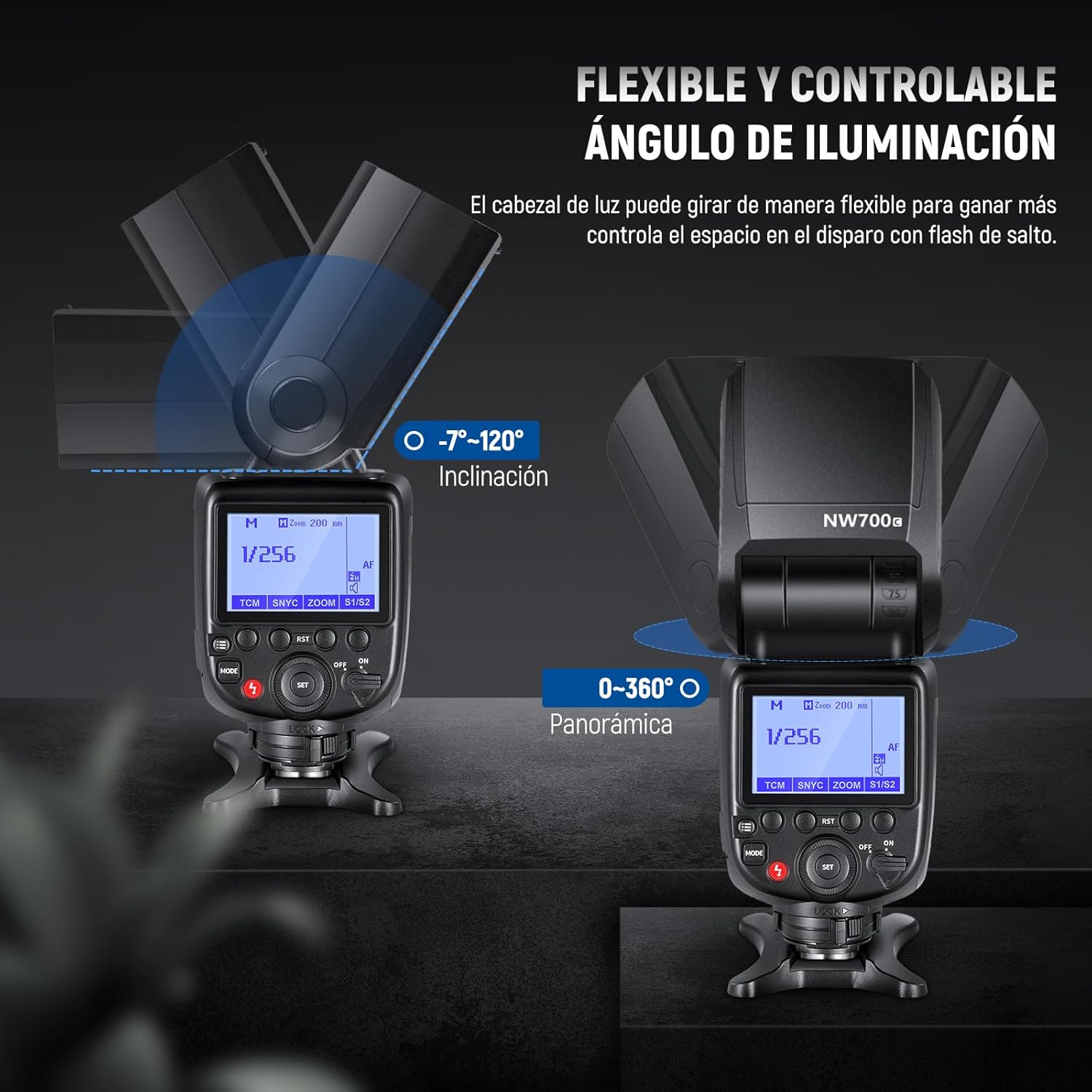 FLASH SPEEDLITE TTL NEEWER NW700-C PARA CANON - 5