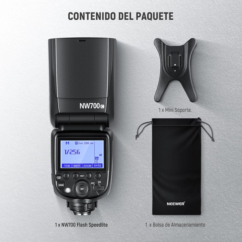 FLASH SPEEDLITE TTL NEEWER NW700-C PARA CANON - 7
