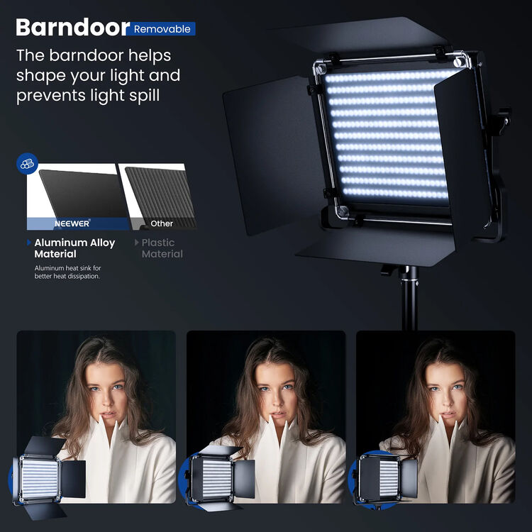KIT LED BICOLOR NEEWER NL660 CON 2 LUCES CON SOPORTES - 3