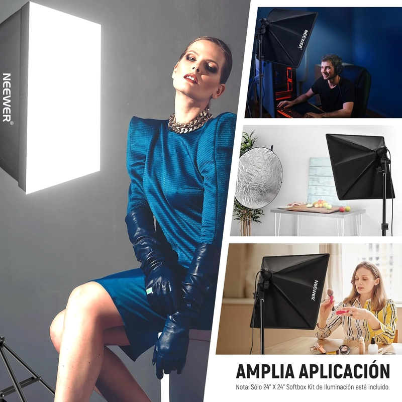 KIT SOFTBOX LED NEEWER NK300 5700K - 3