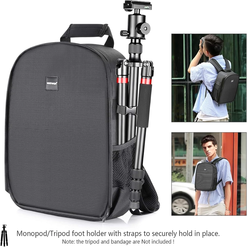 MOCHILA NEEWER PARA CAMARA 11L NEGRA CON INTERIOR GRIS - 2