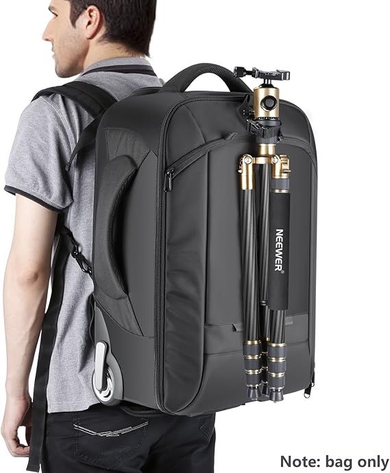 MOCHILA TROLLEY CONVERTIBLE NEEWER 2 EN 1 PARA CAMARA - 3