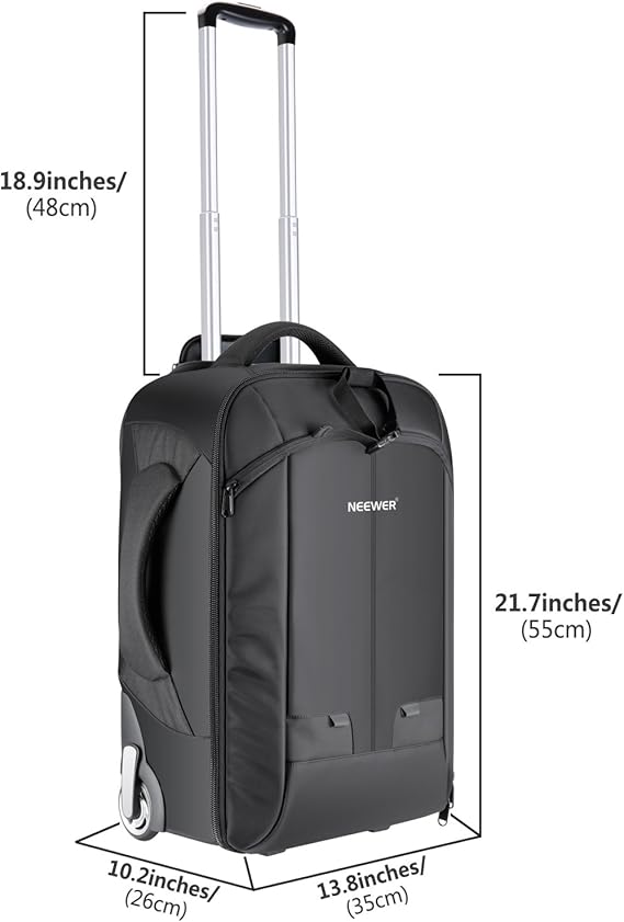 MOCHILA TROLLEY CONVERTIBLE NEEWER 2 EN 1 PARA CAMARA - 4