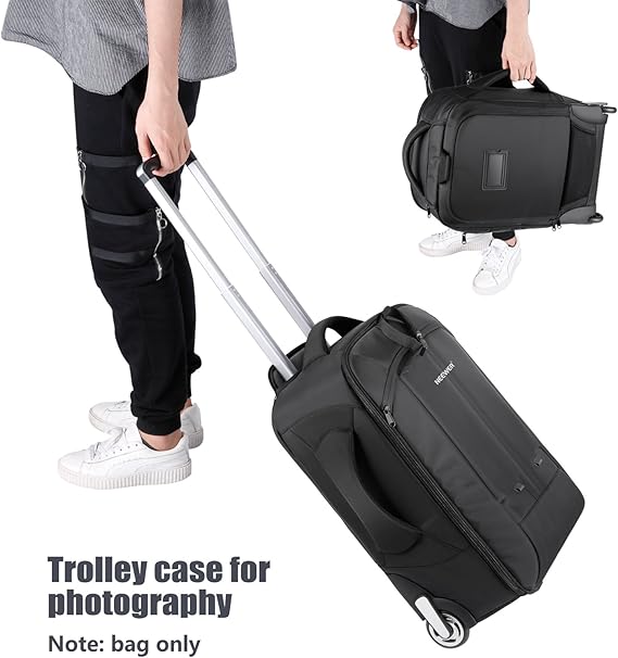 MOCHILA TROLLEY CONVERTIBLE NEEWER 2 EN 1 PARA CAMARA - 7