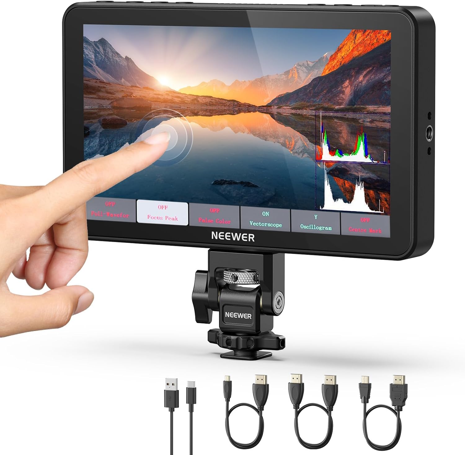 MONITOR DE CAMPO NEEWER F700 7' IPS 4K CON LUT 3D - 1