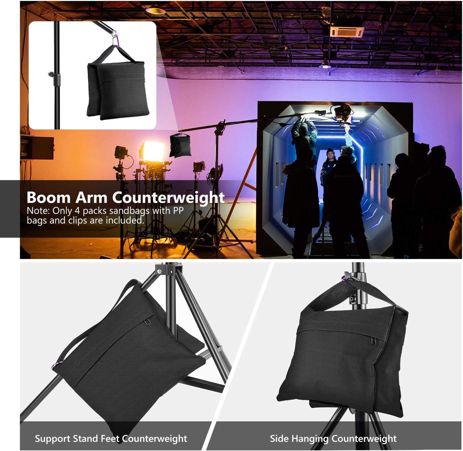 SET DE 4 SACOS DE ARENA NEEWER PARA FOTOGRAFIA - 2