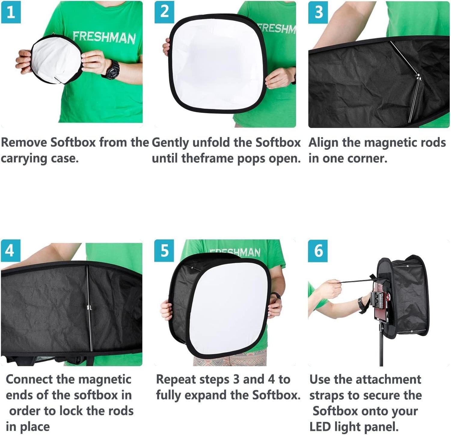 SOFTBOX PARA PANEL LED NEEWER 660​ - 4