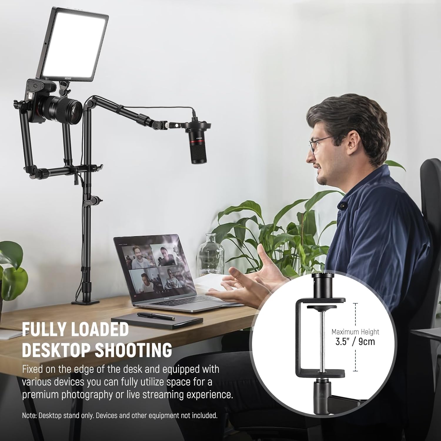 SOPORTE DE ESCRITORIO PARA CAMARA NEEWER ST008 - 2