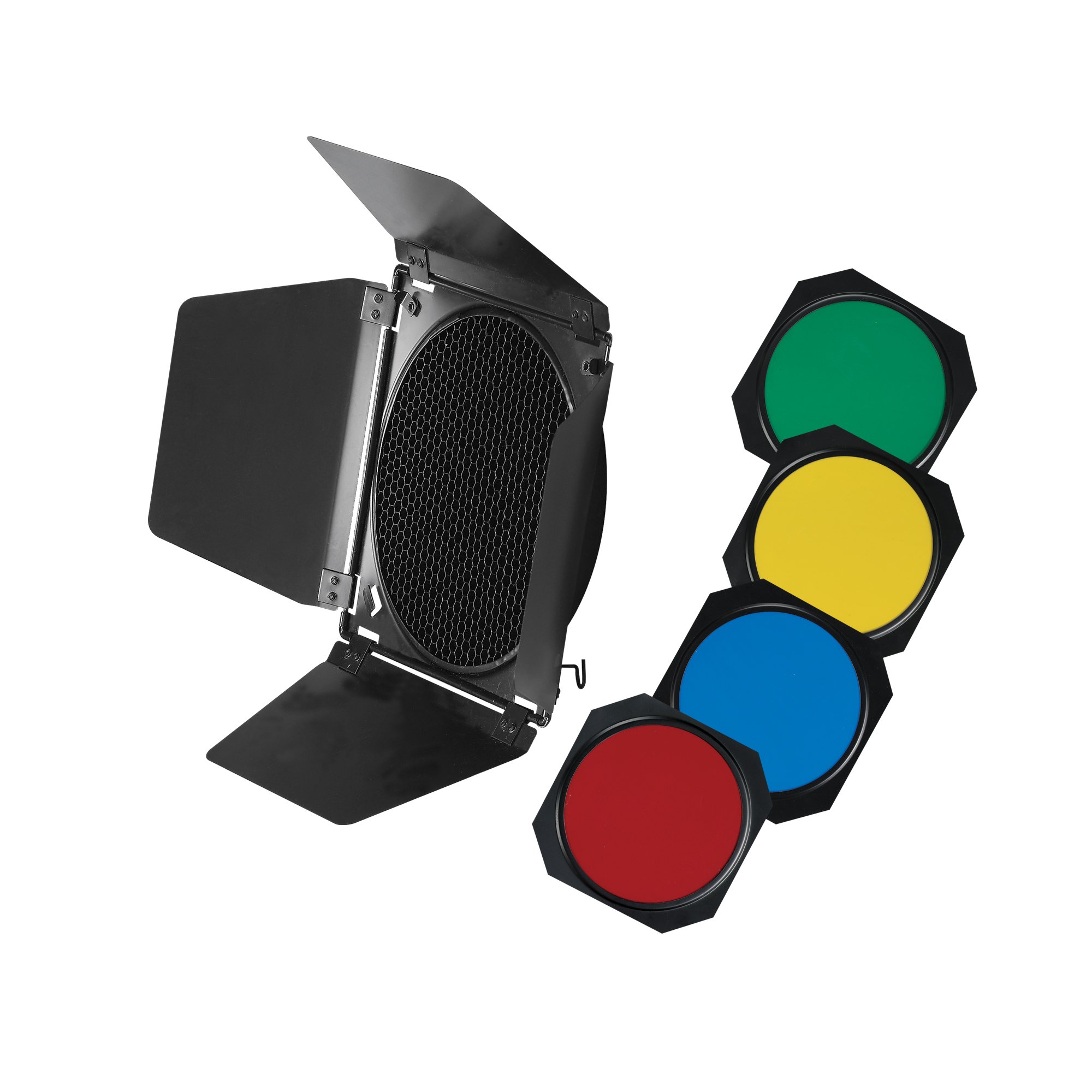 BARNDOOR VISICO BD-200 CON GELES DE COLORES - 3