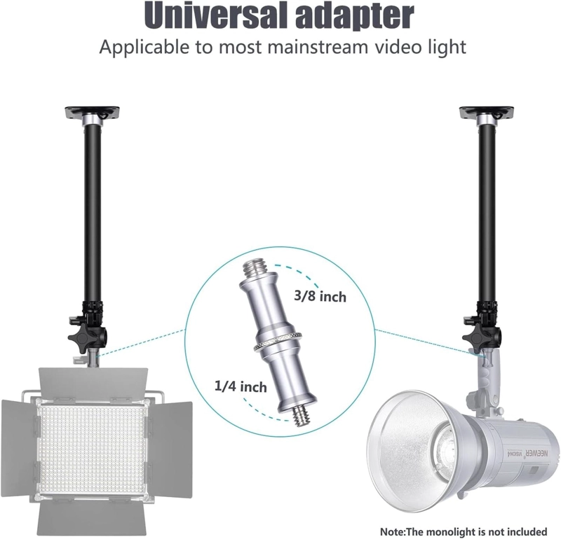 SOPORTE DE LUCES PARA PARED O TECHO EXTENSIBLE NEEWER ST-WM60 - 2