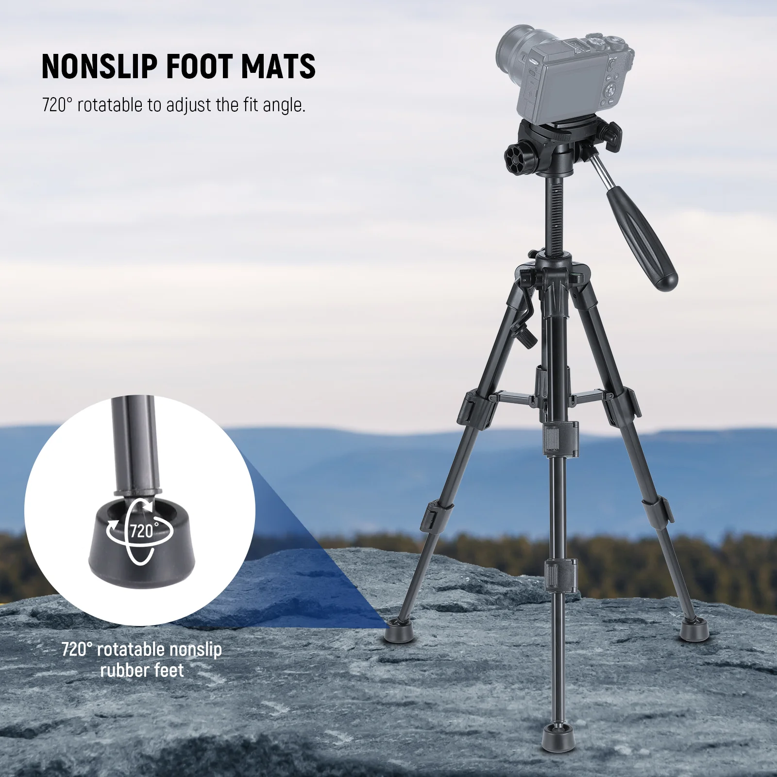 TRIPODE ESCRITORIO NEEWER BASICS TP02 PARA CAMARA - 6