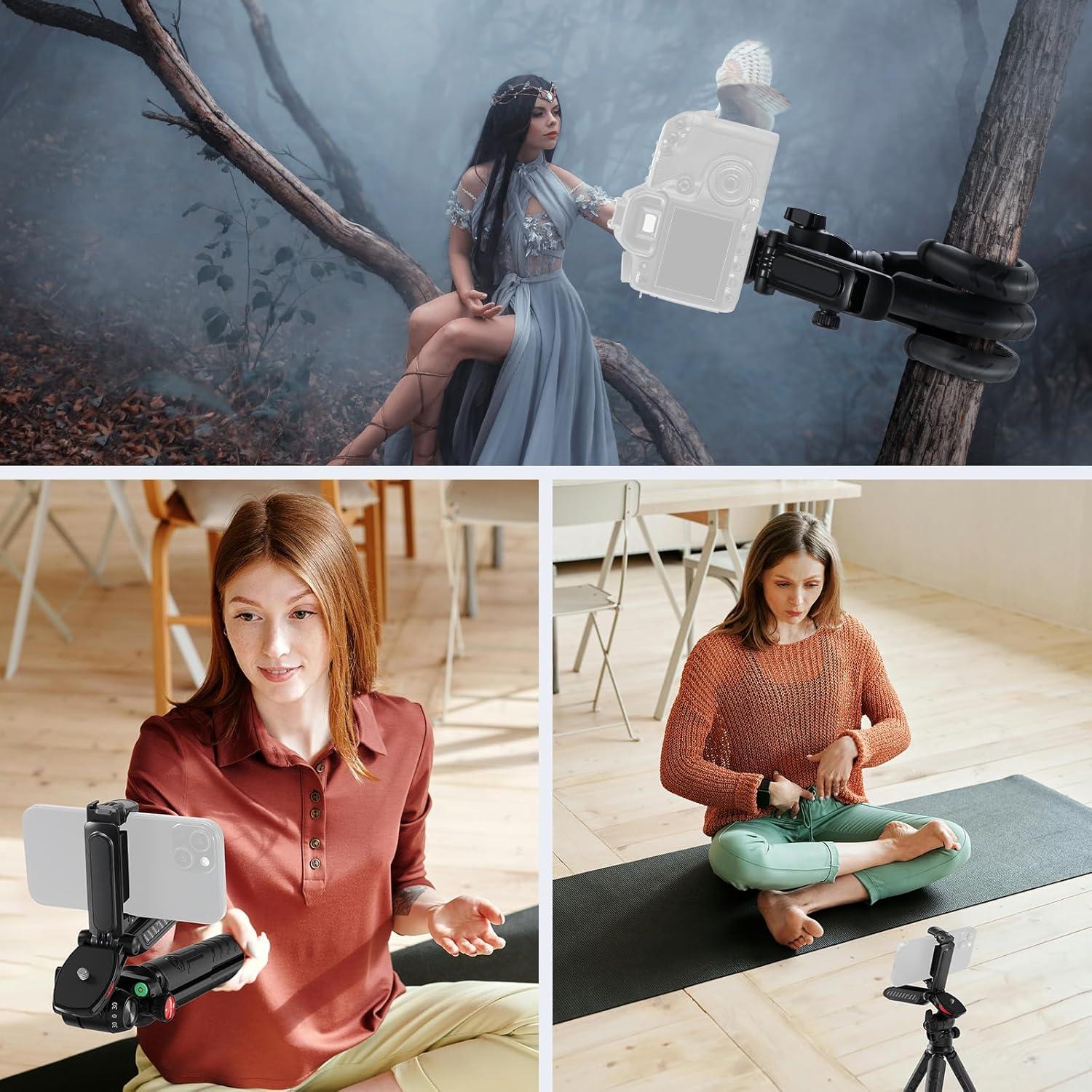 TRIPODE FLEXIBLE NEEWER TP36 CON BOLA Y CONTROL REMOTO - 2