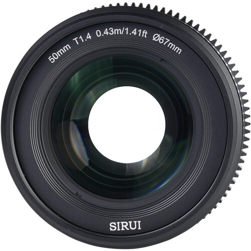LENTE DE CINE SIRUI VP-1 VISION PRIME DE 50 MM T1.4 - 2