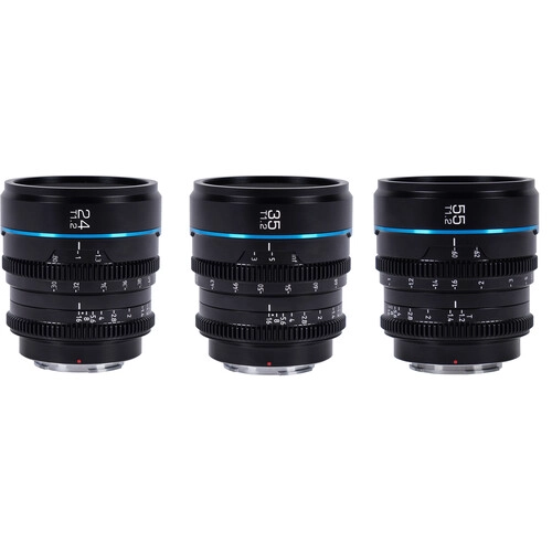 KIT DE 3 LENTES DE CINE SIRUI NIGHT WALKER T1.2 S35 (SONY E) - 1