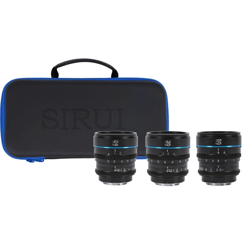 KIT DE 3 LENTES DE CINE SIRUI NIGHT WALKER T1.2 S35 (SONY E) - 6