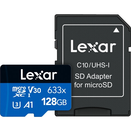 TARJETA DE MEMORIA MICRO SD LEXAR 128GB 633X UHS-I - 1