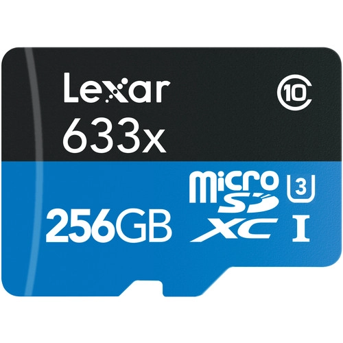 TARJETA DE MEMORIA MICRO SD LEXAR 256GB 633X UHS-I - 5
