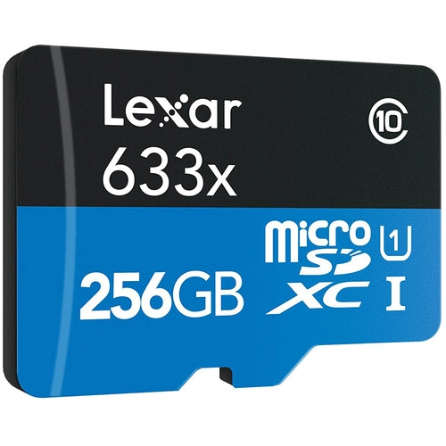 TARJETA DE MEMORIA MICRO SD LEXAR 256GB 633X UHS-I - 6