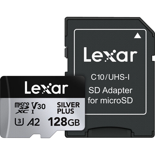 MEMORIA LEXAR 128GB MICRO SDXC SIL.PLUS UHS-I V30 205MB/S/150MB/S - 1