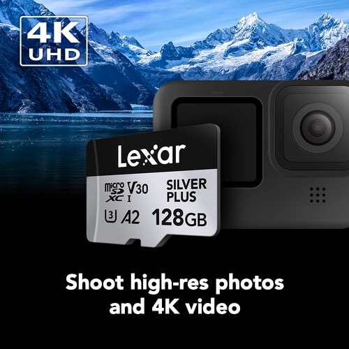 MEMORIA LEXAR 128GB MICRO SDXC SIL.PLUS UHS-I V30 205MB/S/150MB/S - 4