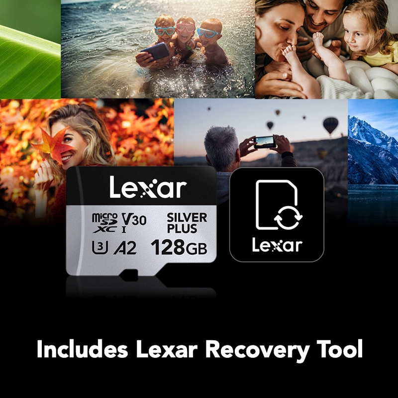 MEMORIA LEXAR 128GB MICRO SDXC SIL.PLUS UHS-I V30 205MB/S/150MB/S - 7