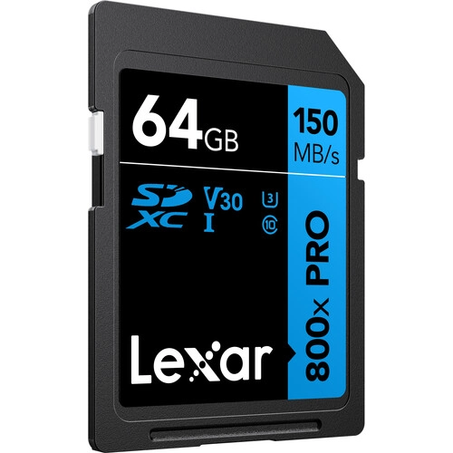 MEMORIA LEXAR 64GB 800X PRO UHS- V30 150MBS - 2