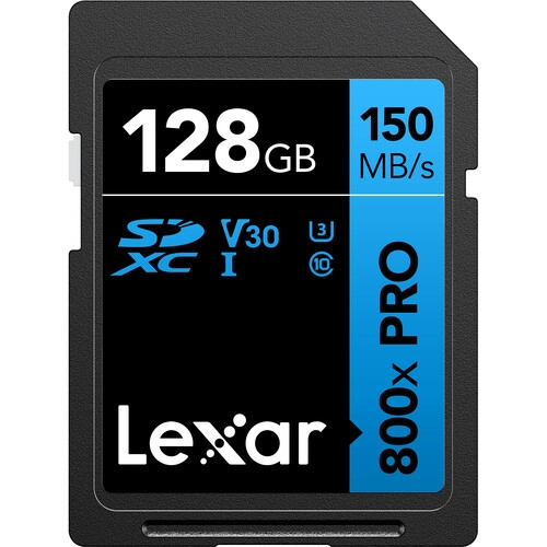 TARJETA DE MEMORIA SD LEXAR 128GB 800X PRO UHS-I SDXC - 1