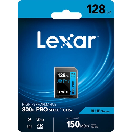 TARJETA DE MEMORIA SD LEXAR 128GB 800X PRO UHS-I SDXC - 6