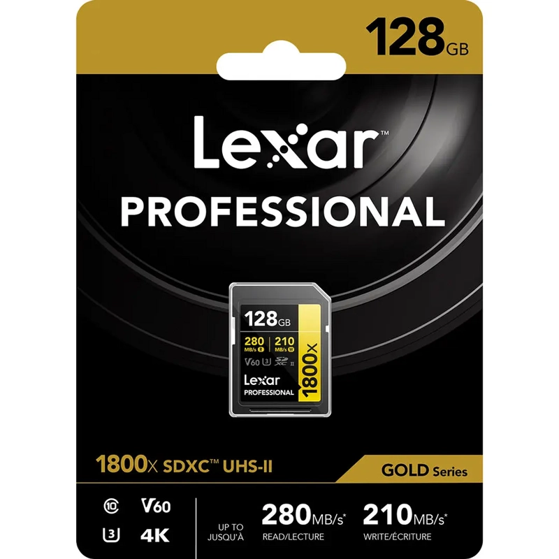 TARJETA DE MEMORIA SD LEXAR 128GB GOLD UHS-II SDXC - 6